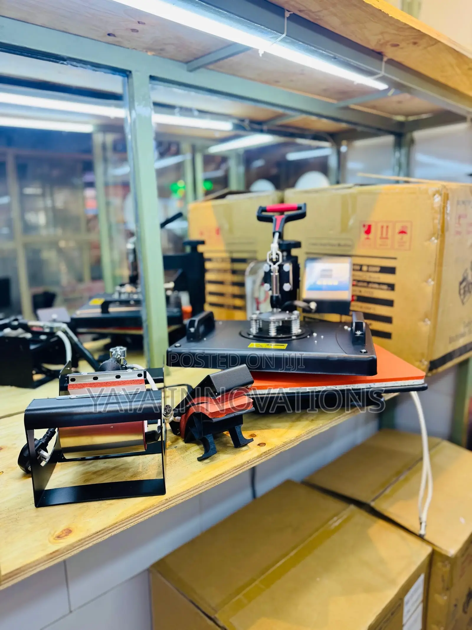 Brand New Model Combo Heatpress Branding Machine.
