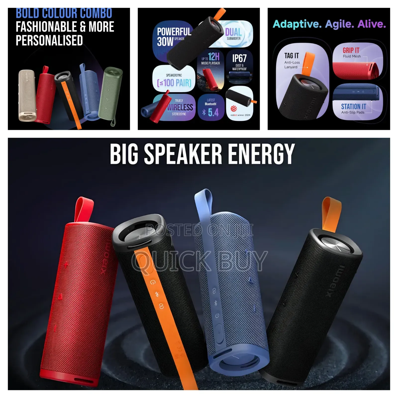 Xiaomi Sound Outdoor 30w Portable Bluetooth Speaker