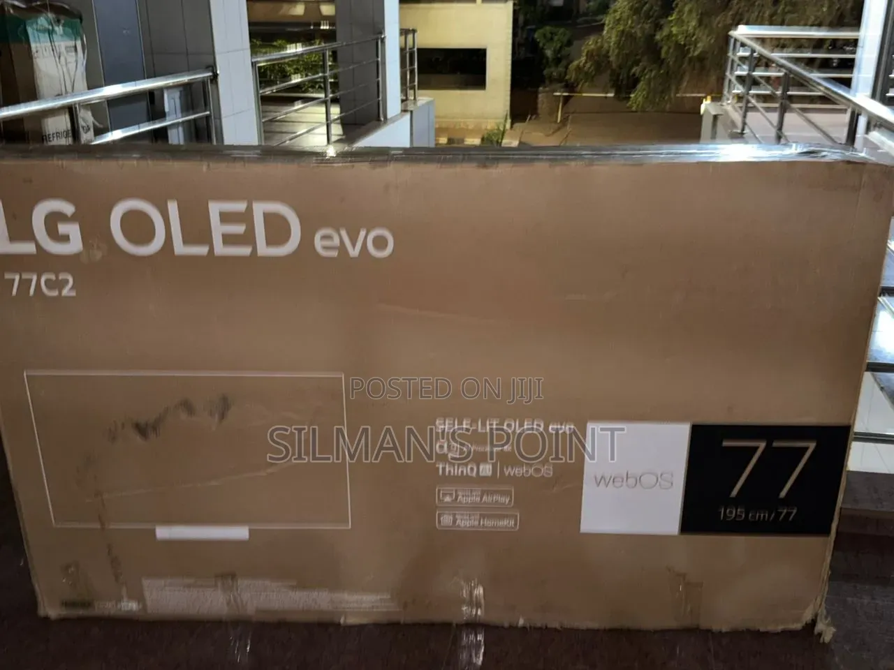 Used Lg 77" C2 Oled Tv in Prestine Condition