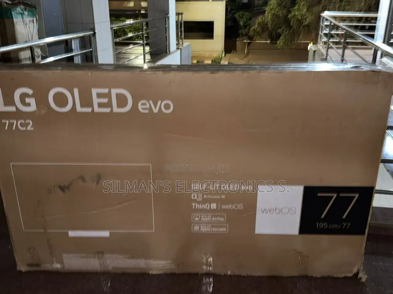 Used Lg 77" C2 Oled Tv in Prestine Condition