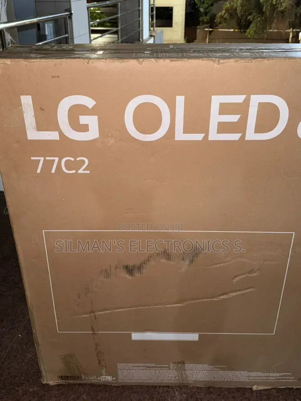 Used Lg 77" C2 Oled Tv in Prestine Condition