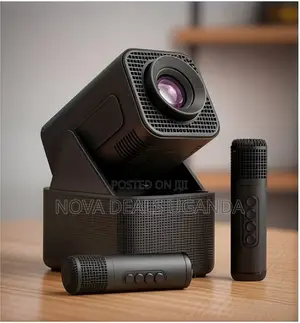 Smartbarry Ht31 HDR Portable Projector Wireless Karaoke Microphones