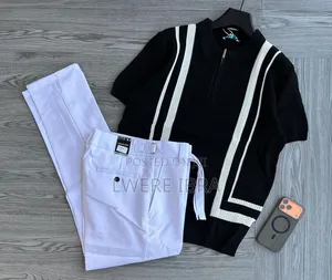 Black Knitted T-Shirts for Men