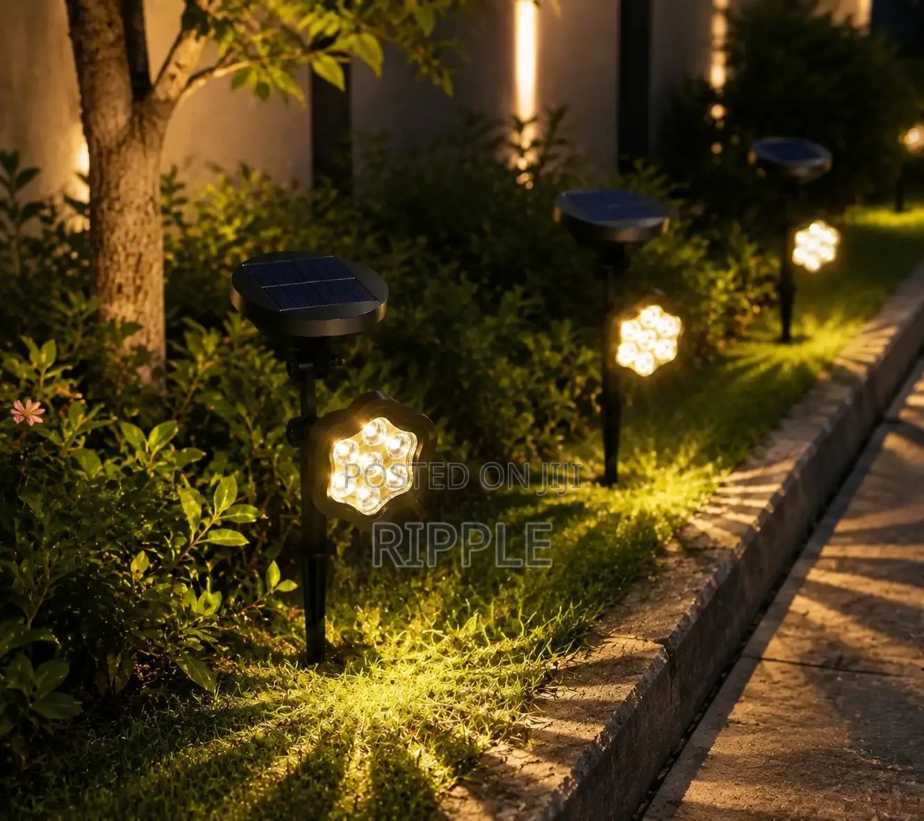7w Solar Led Garden Spotlight Landscape Light for Fences Pathways