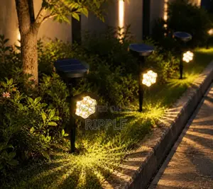 7w Solar Led Garden Spotlight Landscape Light for Fences Pathways