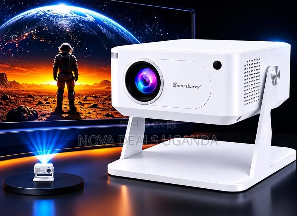 Ht29 Smart Mini Projector -Hd Display, Wifi Bluetoothportable Theatre