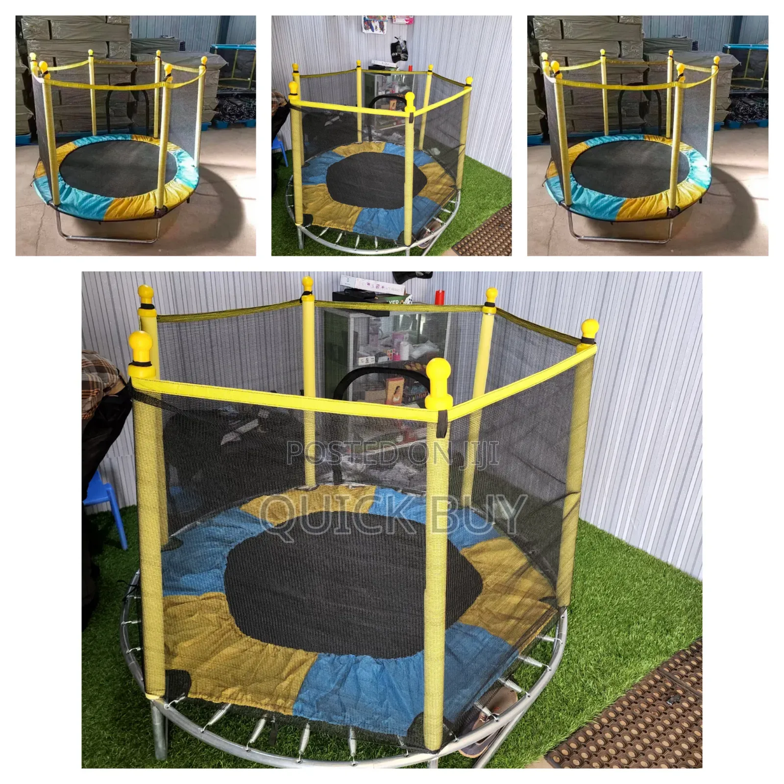 Kids' Indoor/Outdoor Portable Trampoline