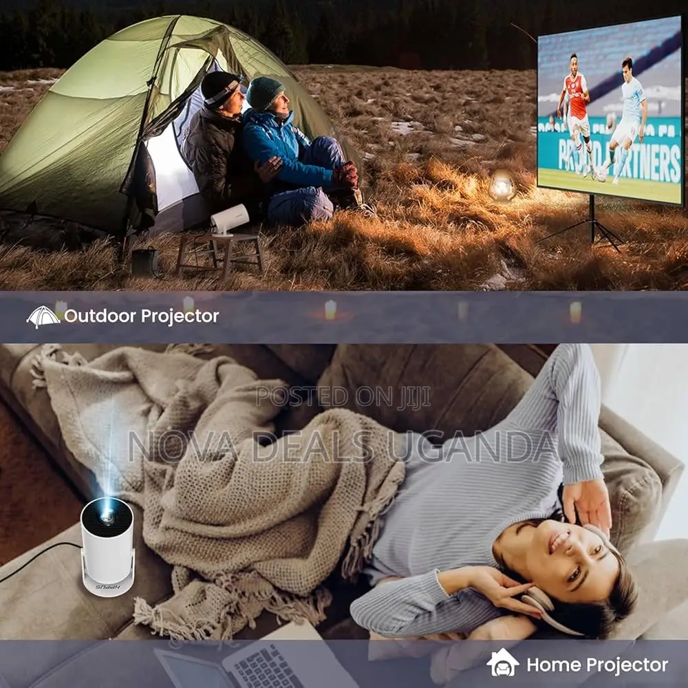 Smartbarry Ht5 Smart Projector Portable Home Theatre