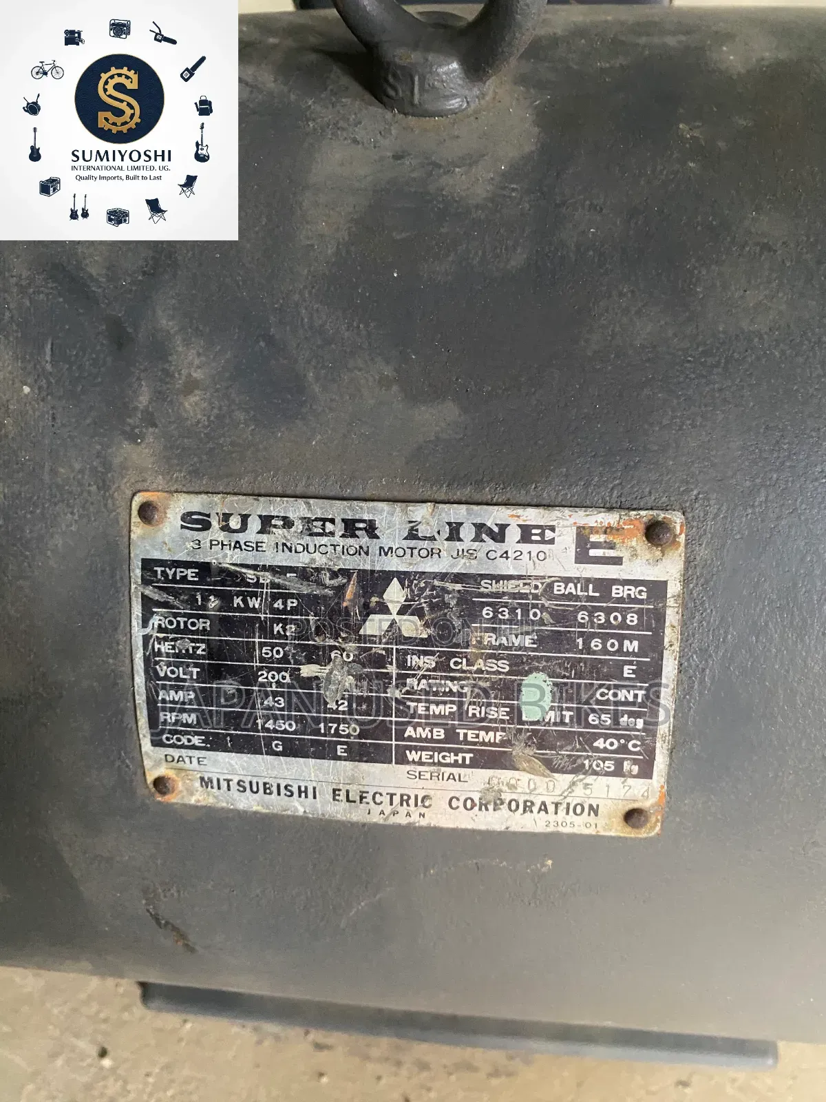 Mitsubishi Electric 3-Phase Induction Motor