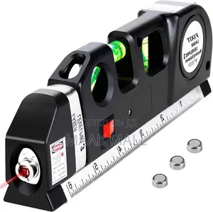 Mythco Multipurpose Laser Level Line Tool Kit /W Metric Rulers