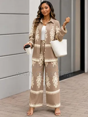 Women's Linen Two Piece Set