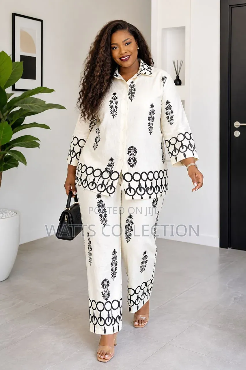 Women's Linen Two Piece Set
