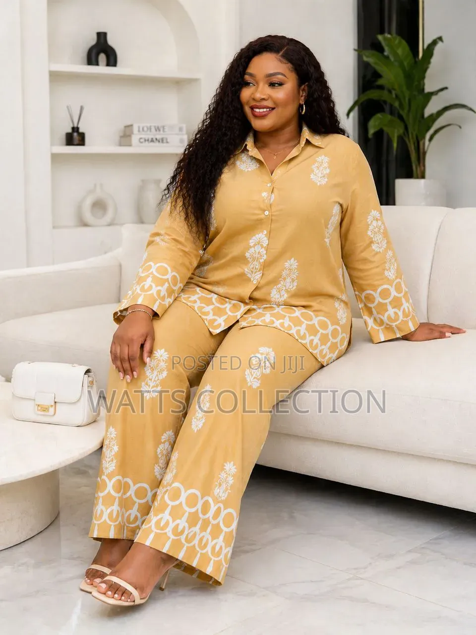 Women's Linen Two Piece Set