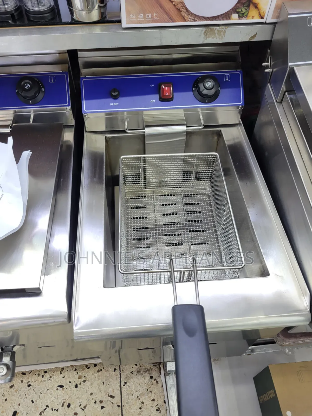 15l Stainless Steel Electric Deepfryer Single Tap