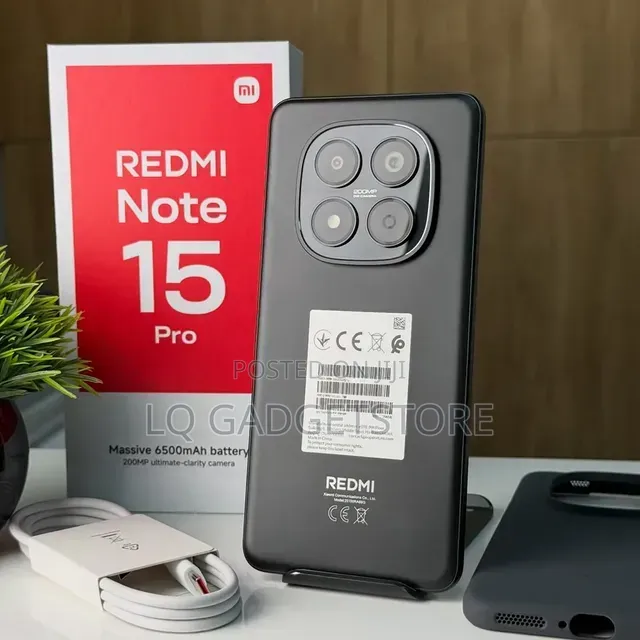New Xiaomi Redmi Note 15 Pro 256 GB Black