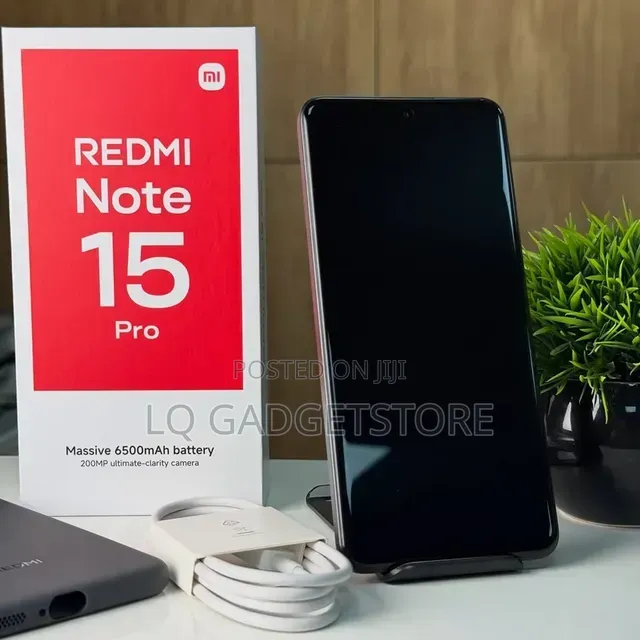 New Xiaomi Redmi Note 15 Pro 256 GB Black