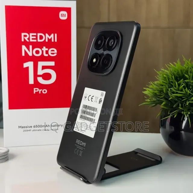 New Xiaomi Redmi Note 15 Pro 256 GB Black