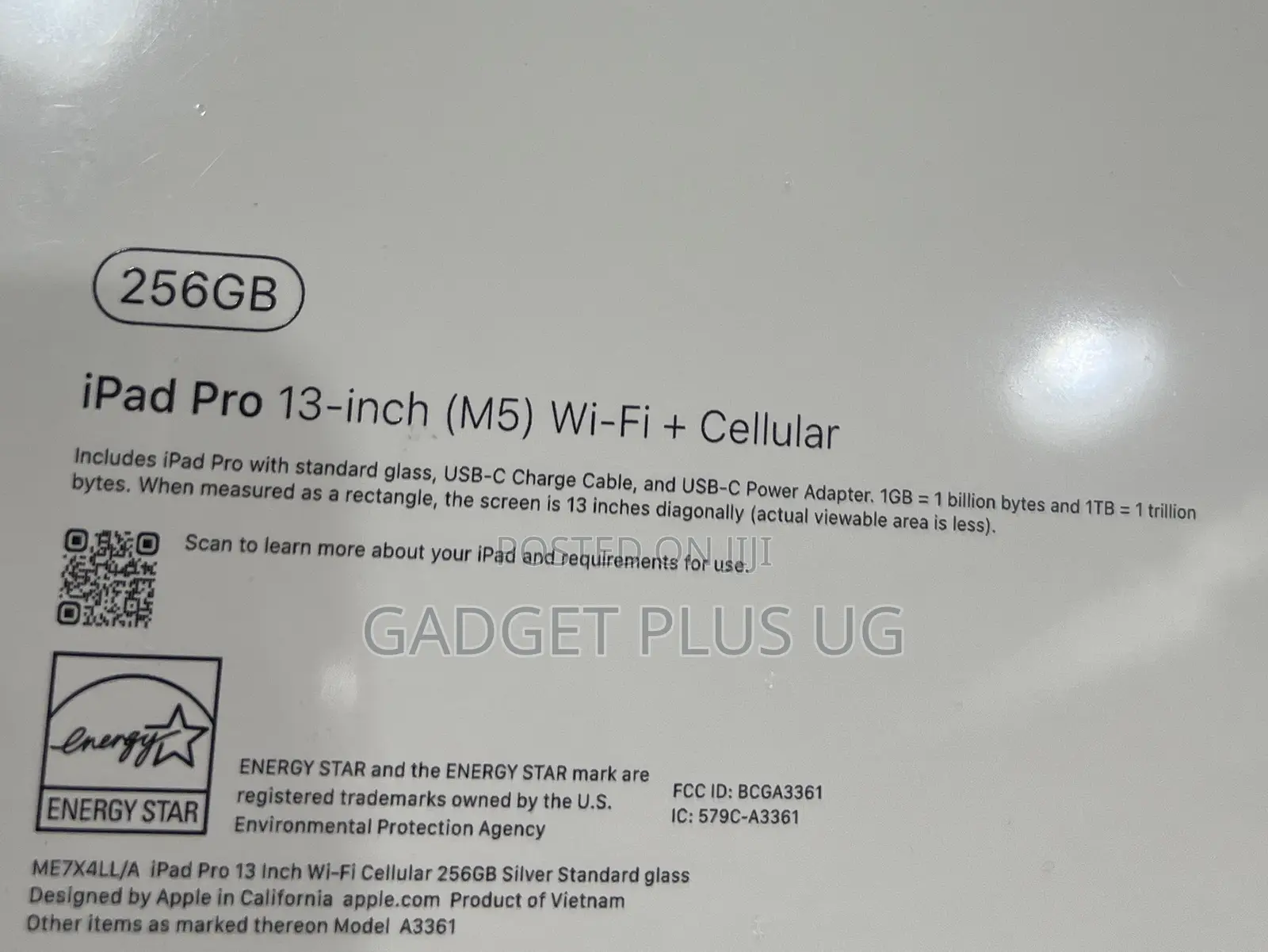 New Apple iPad Pro 13 (2025) 256 GB Silver