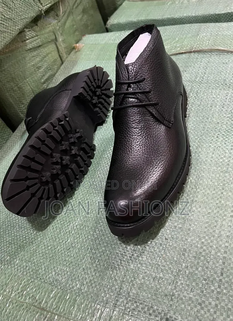 Men's Quality Gentle Boots _Black