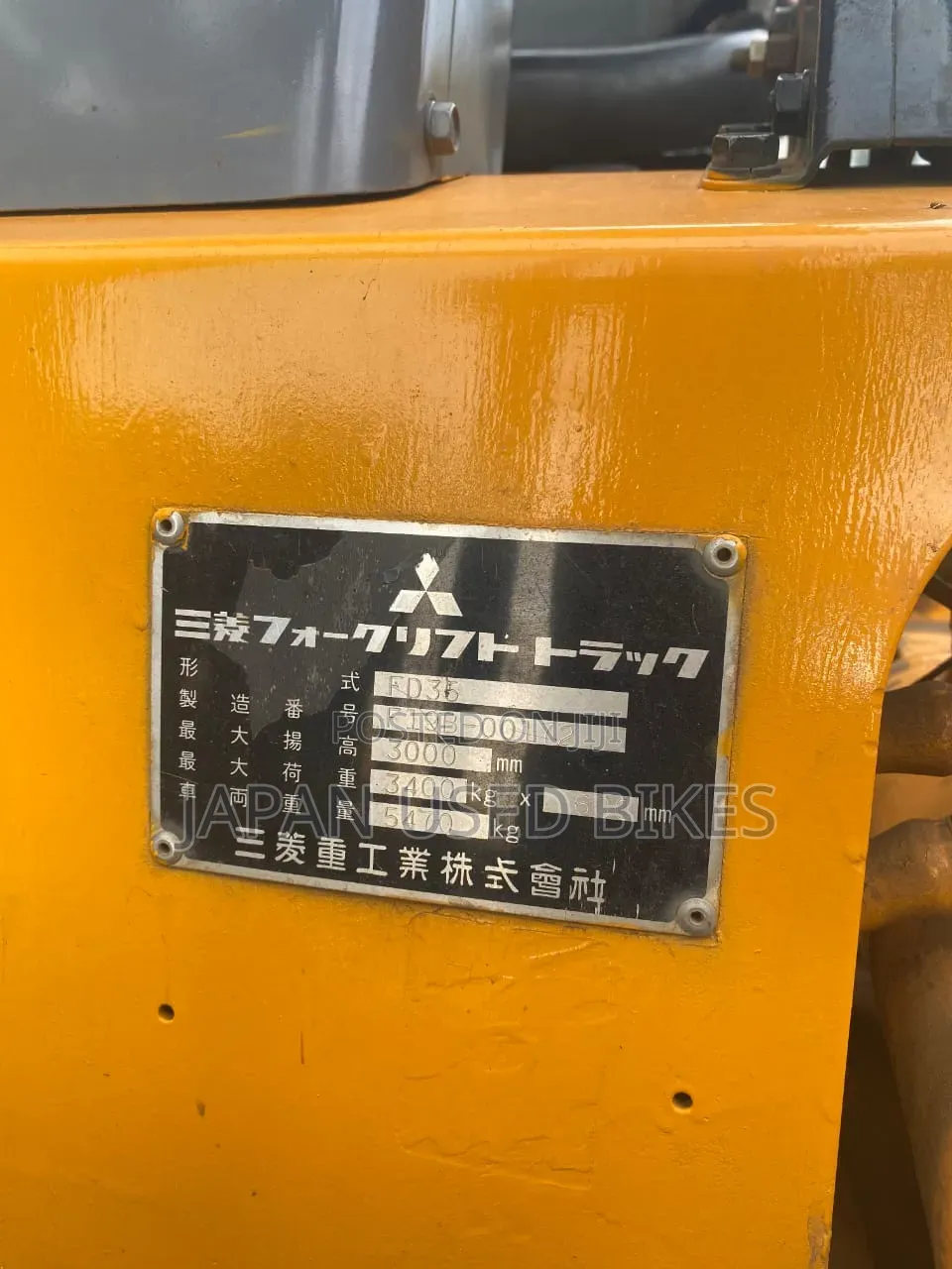 Mitsubishi Fd35 Forklift 3.4 Tons