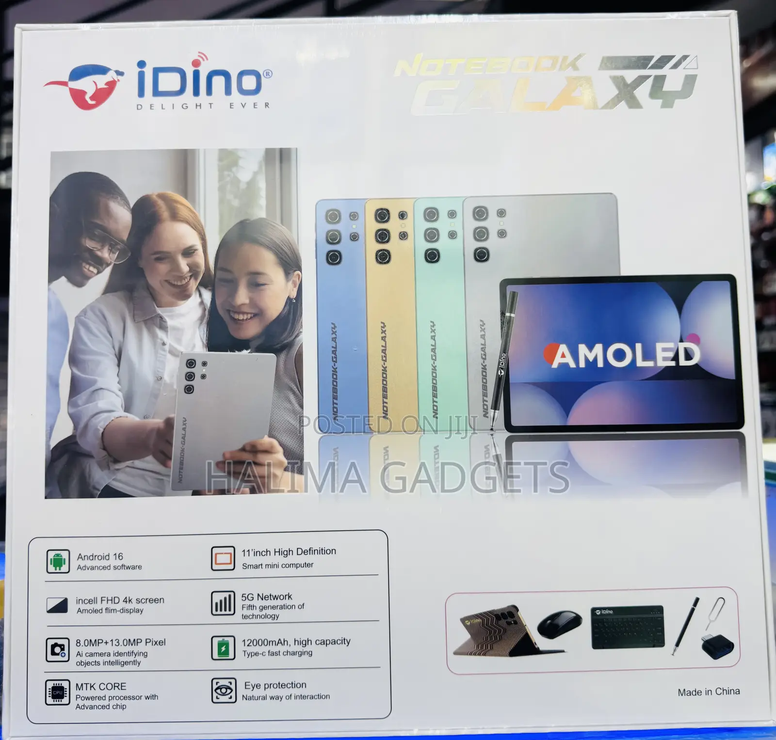 New Idino Notebook Galaxy 512 GB Gray