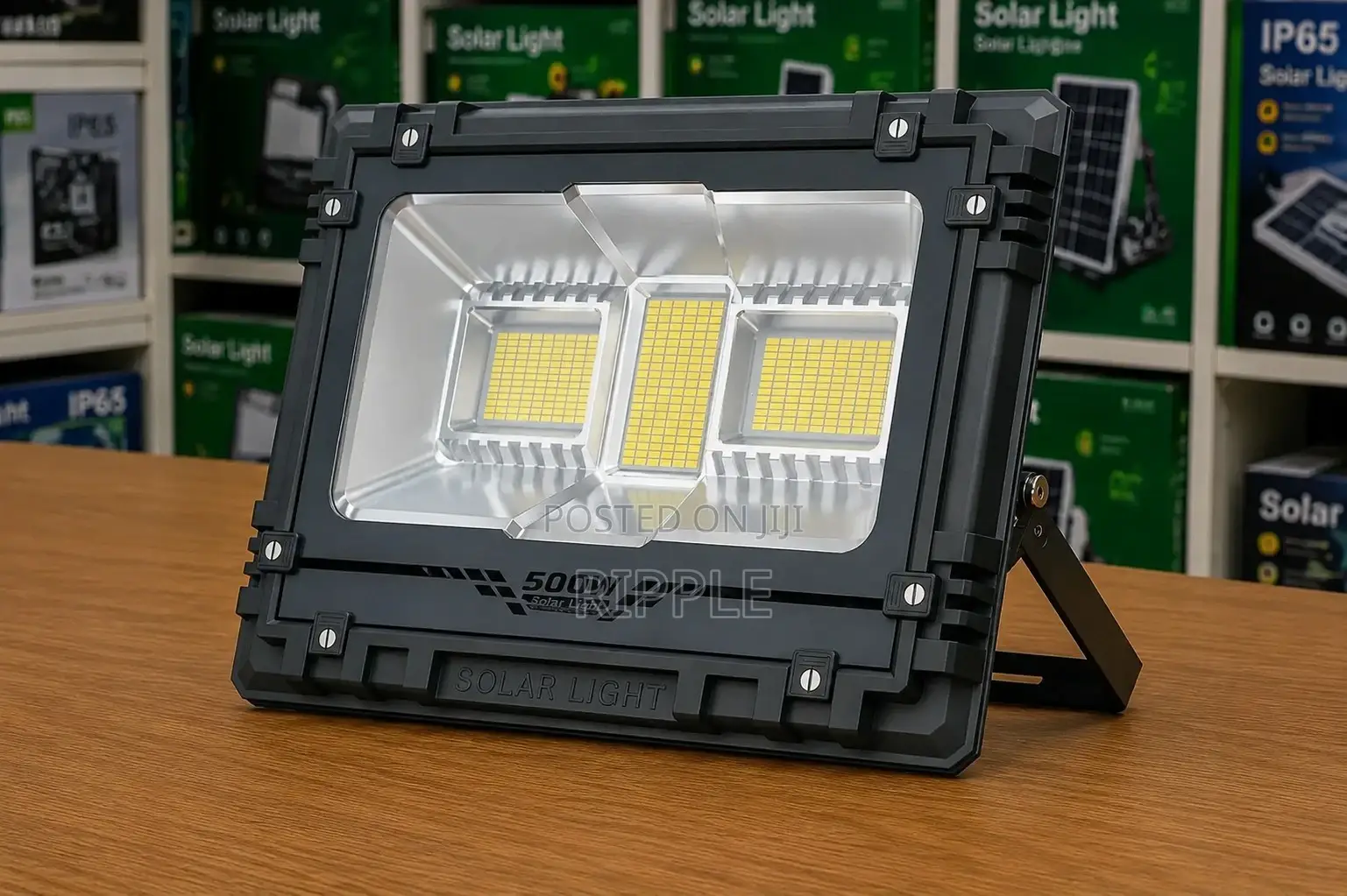 500W Solar LED Flood Light With Panel Remote Control