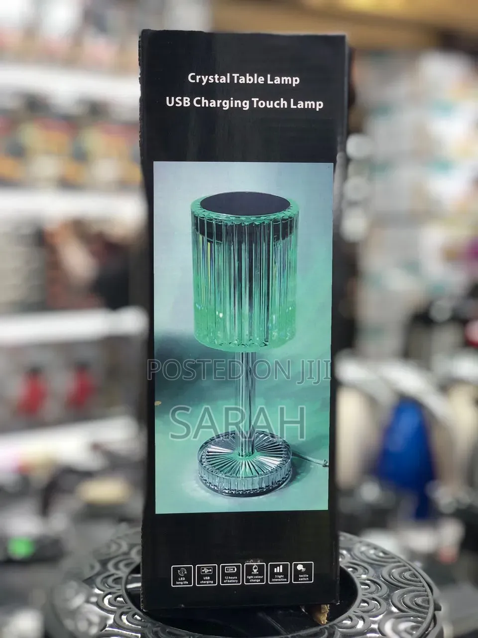 Usb Rechargeable Crystal Table Lamp