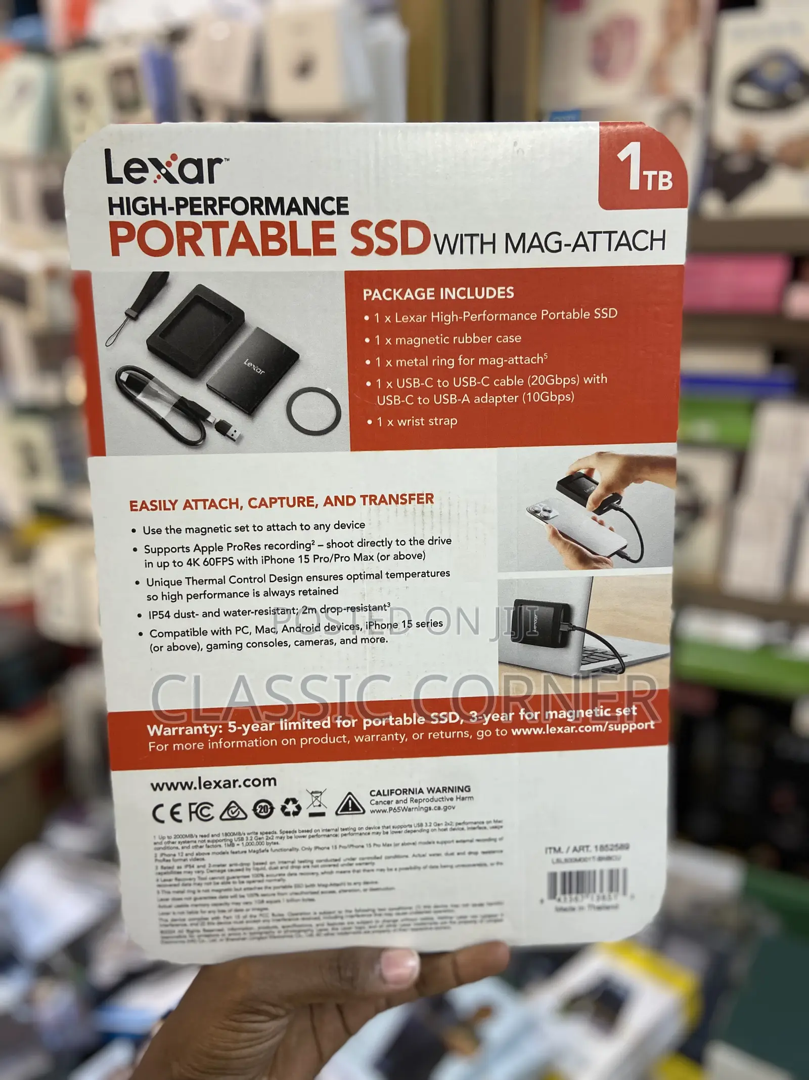 Lexar 1tb Sl500 Portable SSD