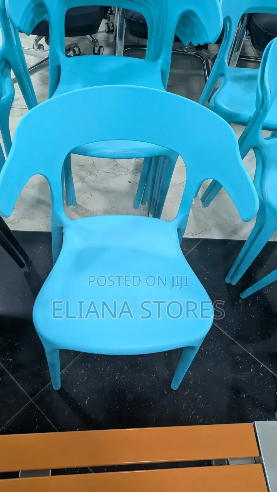 Ergonomic Hard Plastic Chair