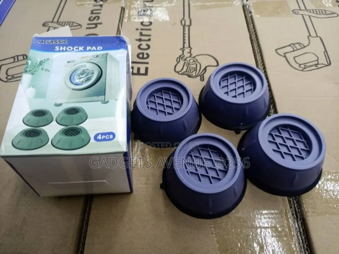 4-piece Shock Pads Are Designed To Reduce Noise And Vibration
