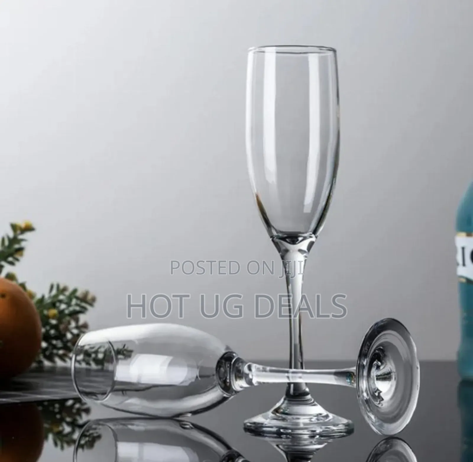 6 PCS Set of Champagne Glasses for Taking Wine Champagne-Transparent