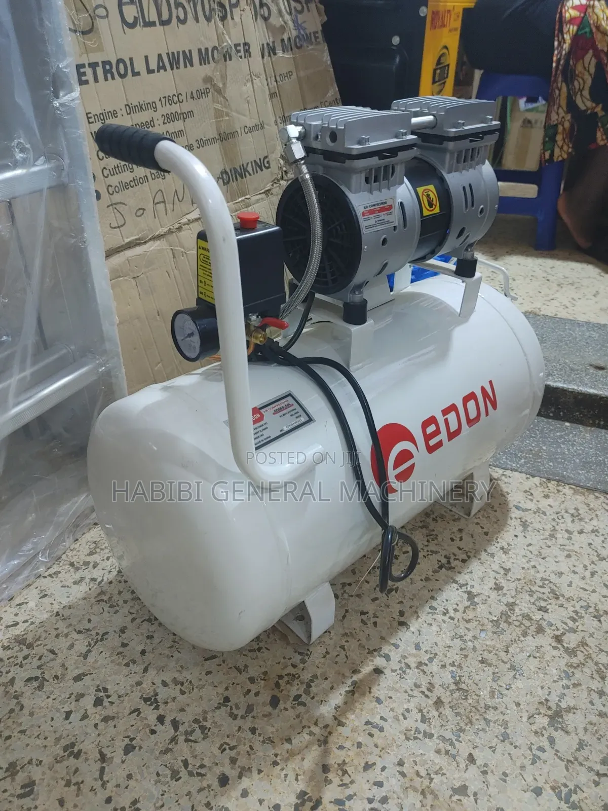 Edon Corded Electric Silent Edon 50l Air Compressor