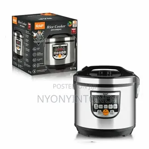 Raf 5litres Rice Cooker Stainless Steel