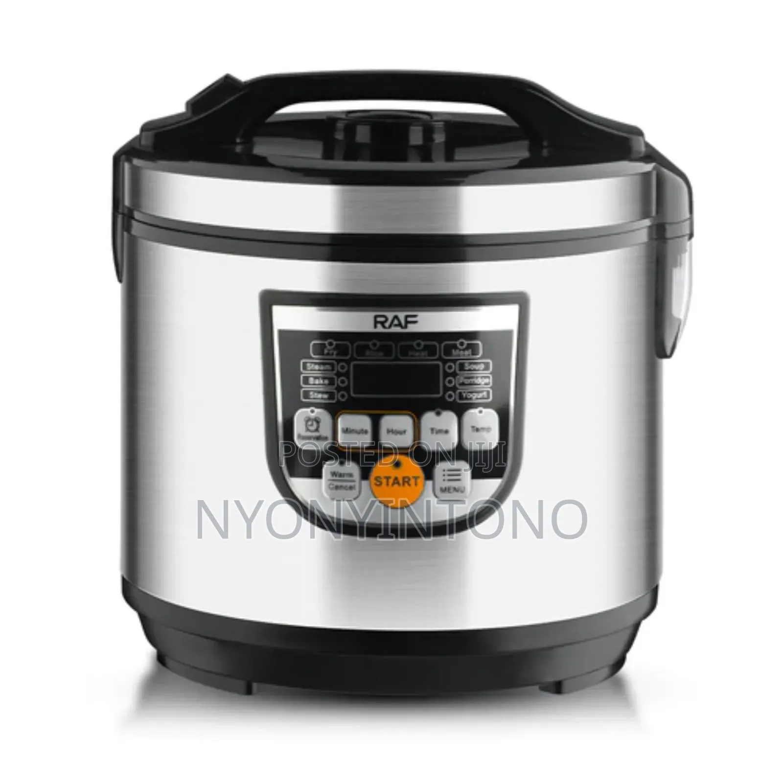 Raf 5litres Rice Cooker Stainless Steel