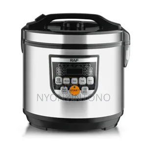 Raf 5litres Rice Cooker Stainless Steel