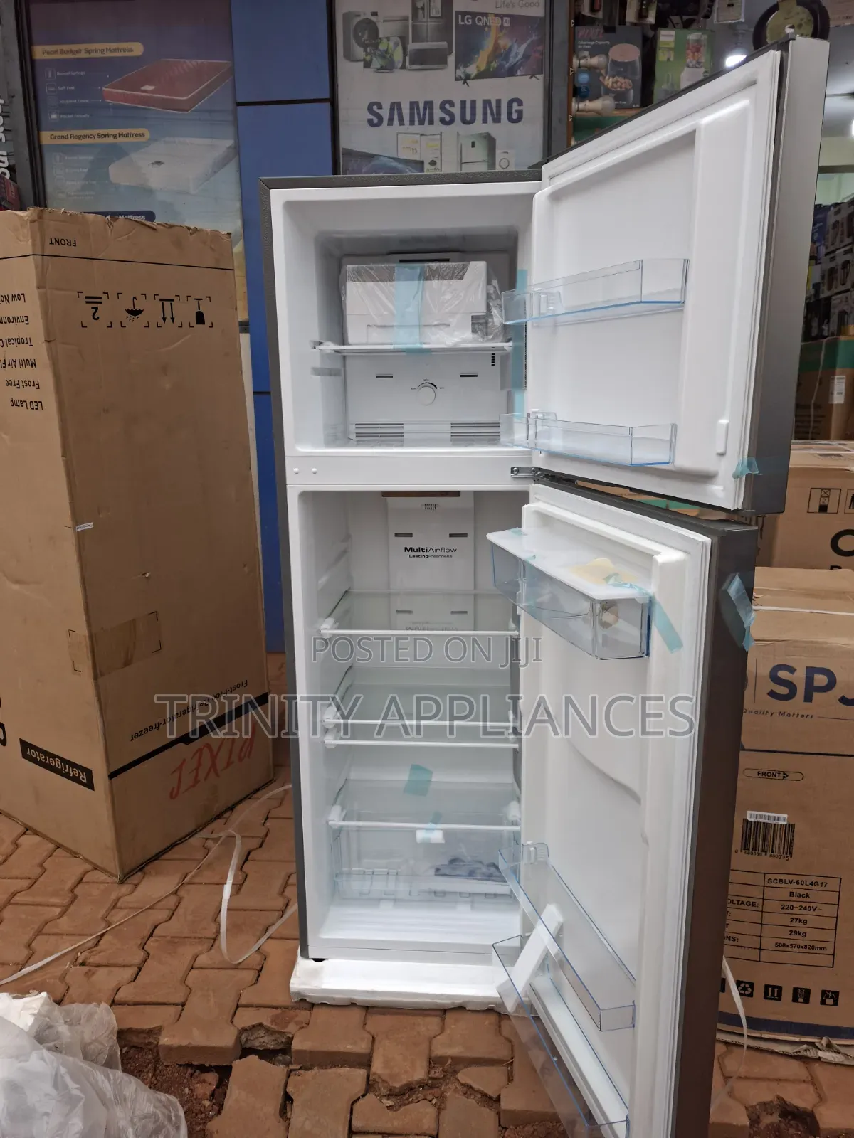 Pixel 358 Litres Frost Free Refrigerator Wit Water Dispenser-Stainless