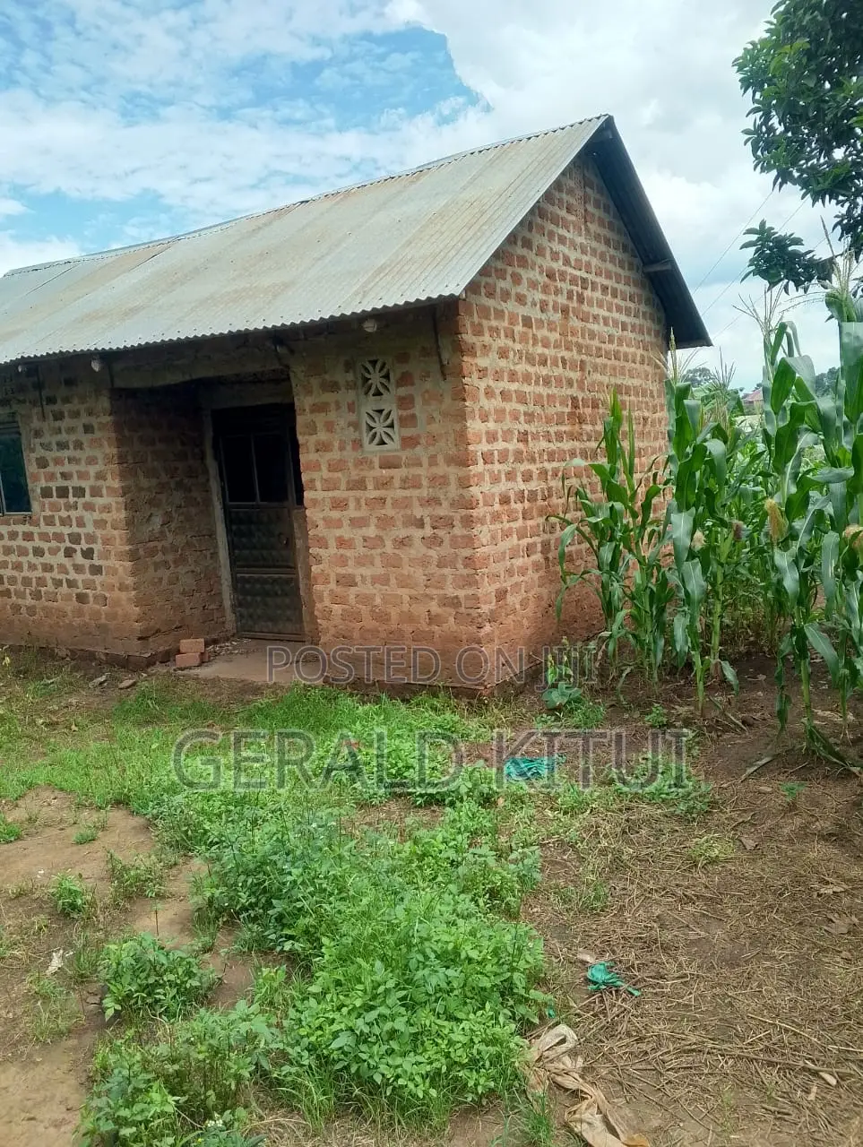 Plot for Sale in Mukono Plus a 2 Roomed House as You Can See