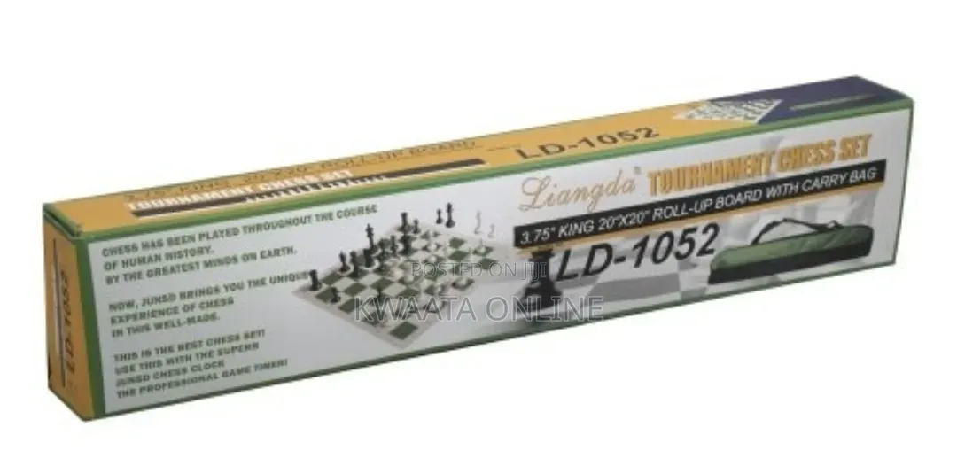 50cmx 50cm Professional Vinyl Chess Set With 2 Extra Queens/Chess Bag