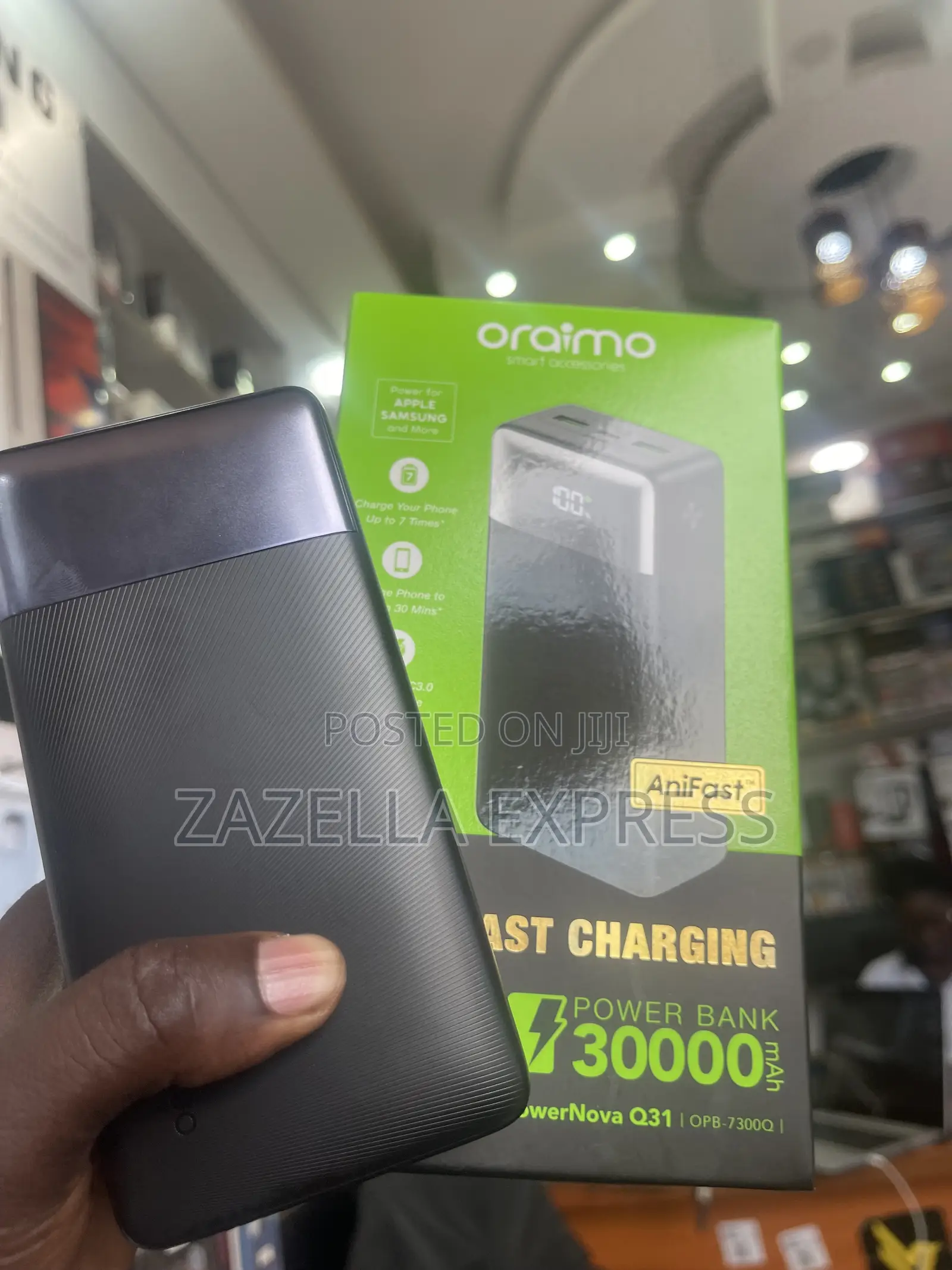 22.5w Fast Charging Powerbank 30000mah