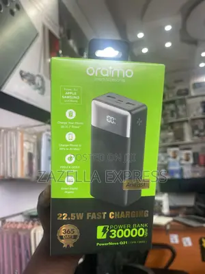 22.5w Fast Charging Powerbank 30000mah