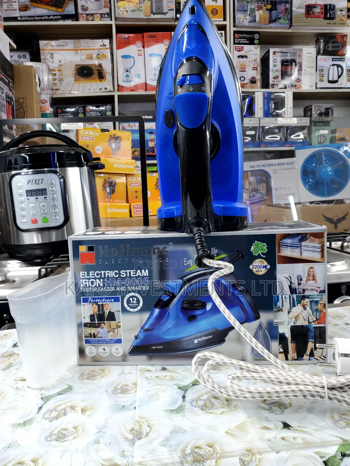Hoffman Steam Flat Iron Hm-9005