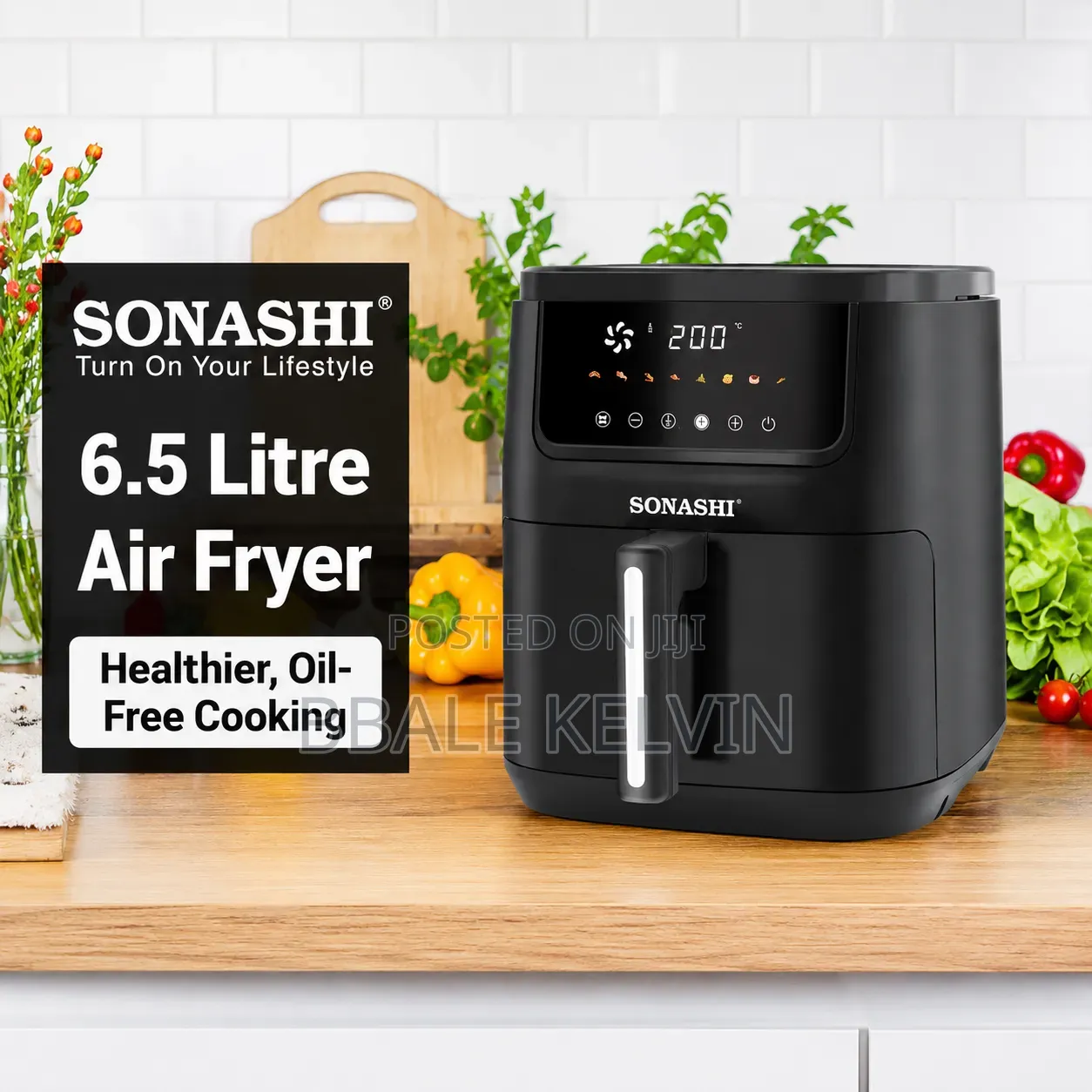 Sonashi 6.5l Digital Air Fryer