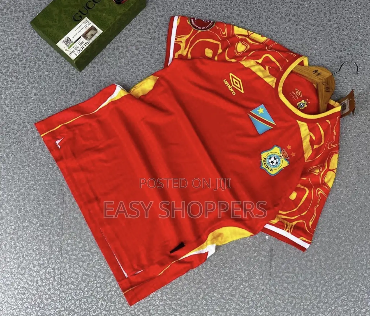 Original Dr Congo 2026 Third Jersey Players Version