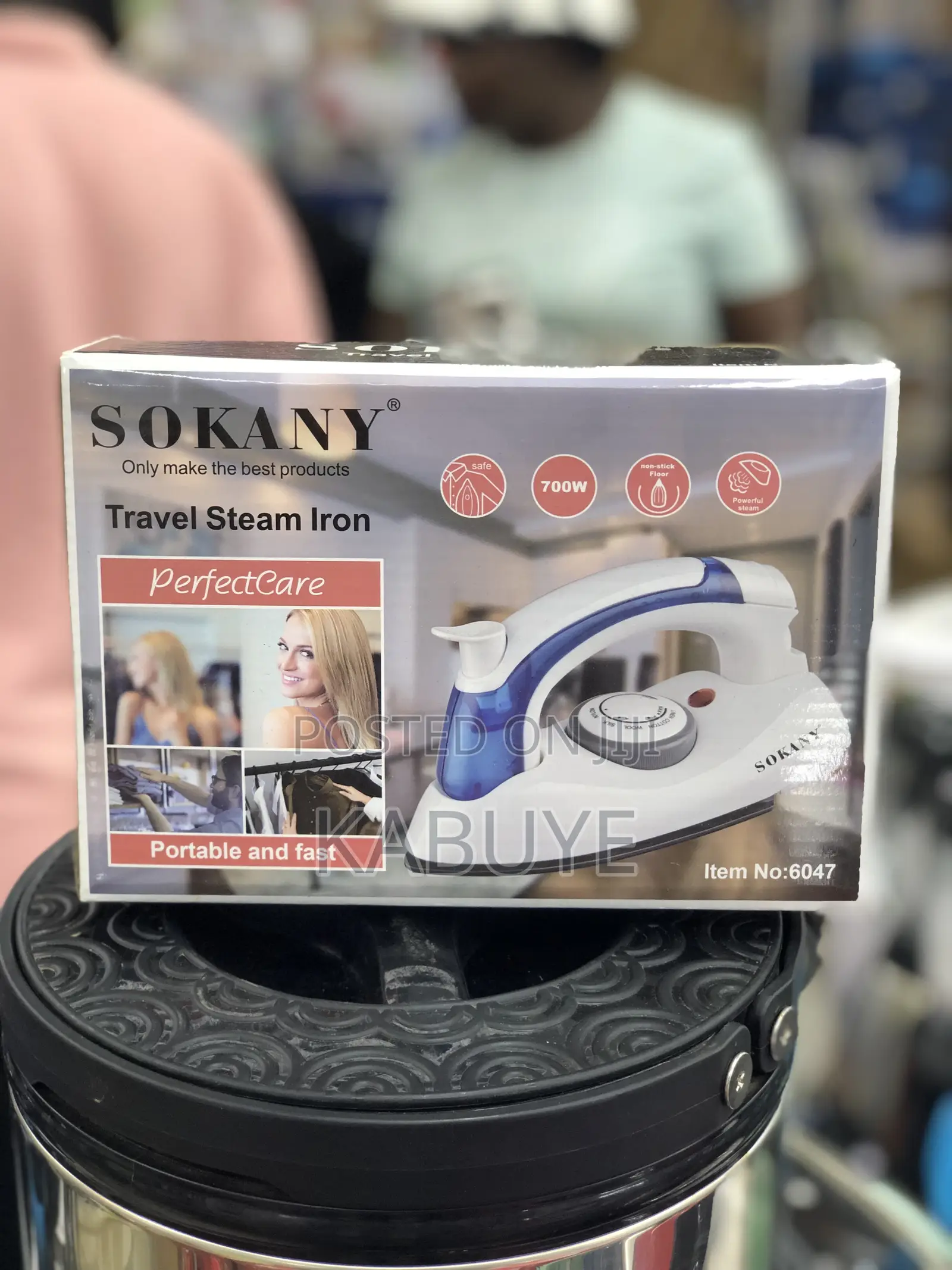 Sokany 700w Portable Mini Travel Steam Iron