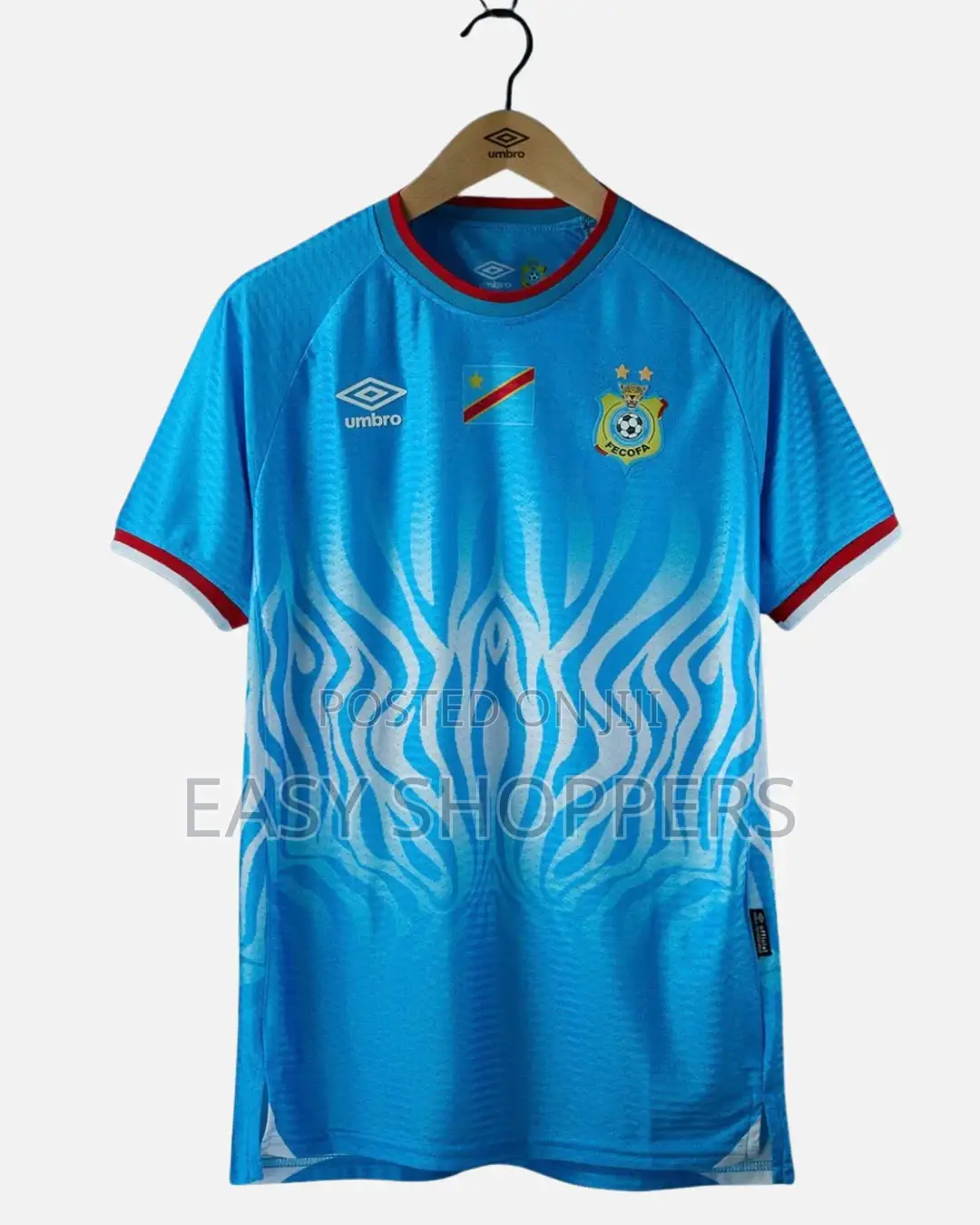 Original Democratic Republic of the Congo National Team Soccer Jersey