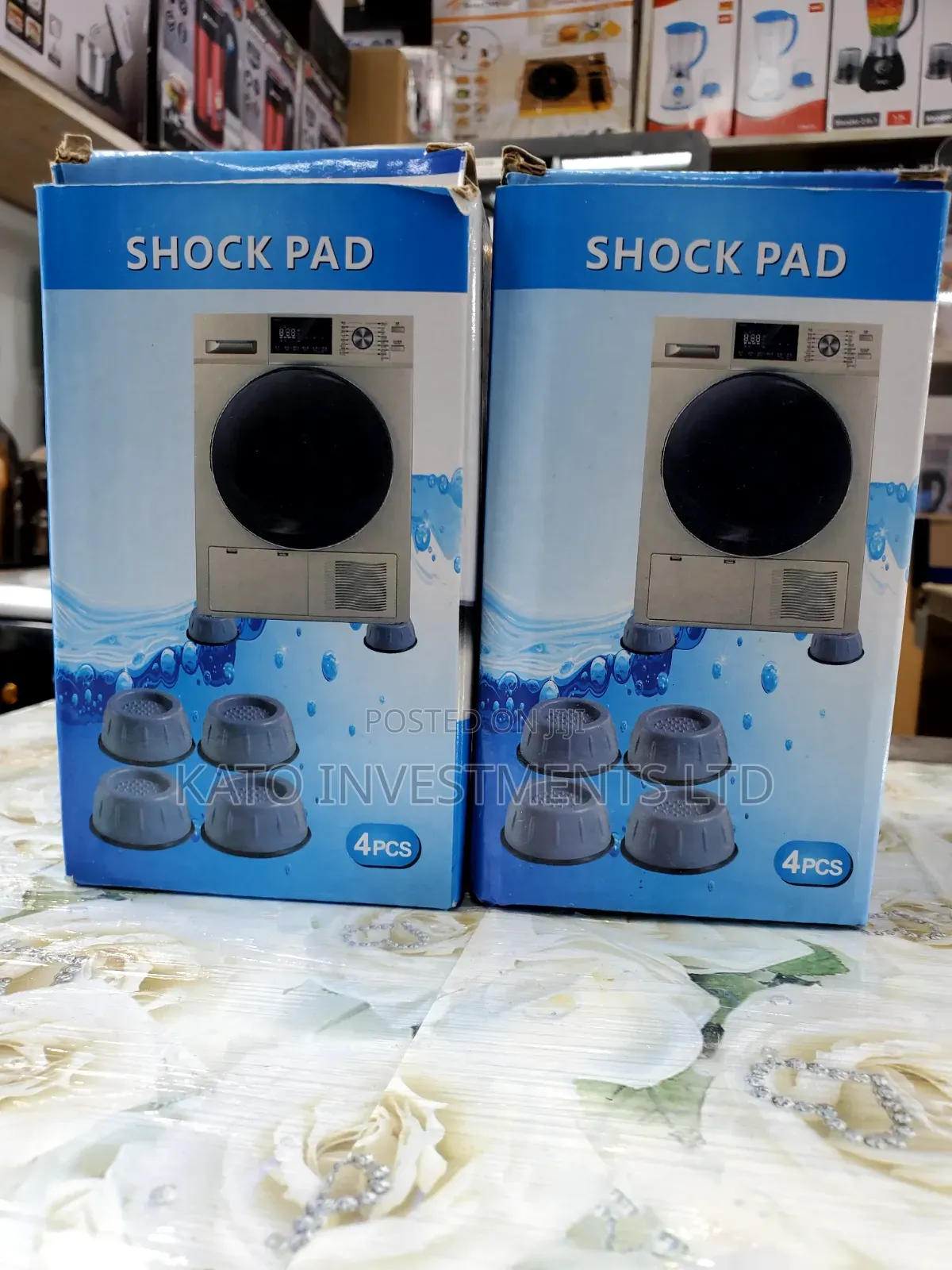 Plastic Washing Machine And Fridge Base Shock Pads