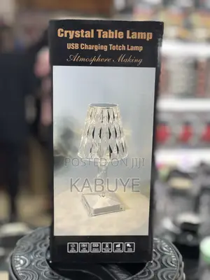 Crystal-Style Table Lamp