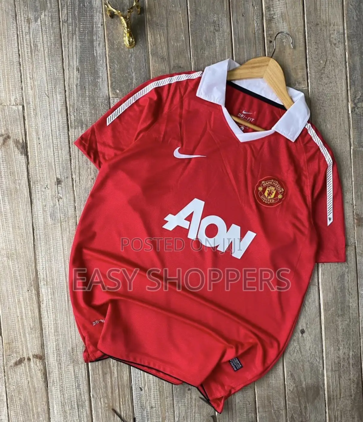 Original Nike Manchester United 2010-11 Home Jersey Vintage Jersey