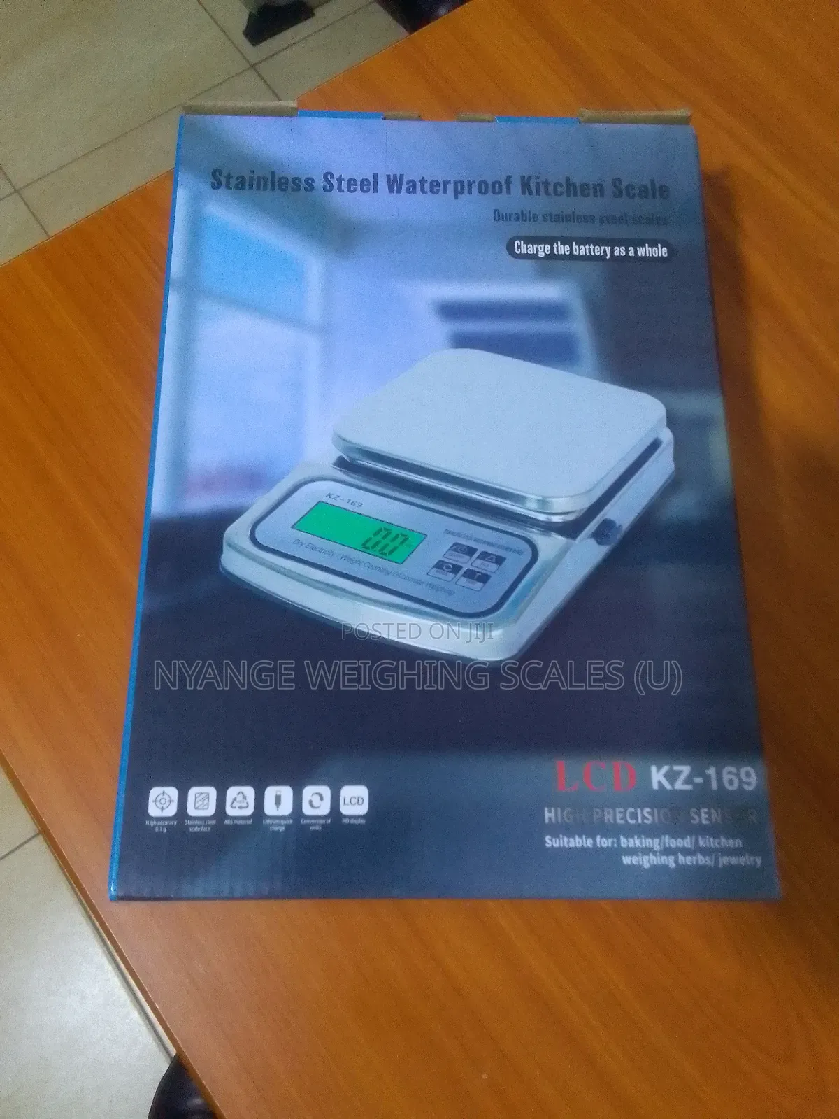 Digital Kitchen Weigh Scale Waterproof Electronic Weighing Scale 10kg