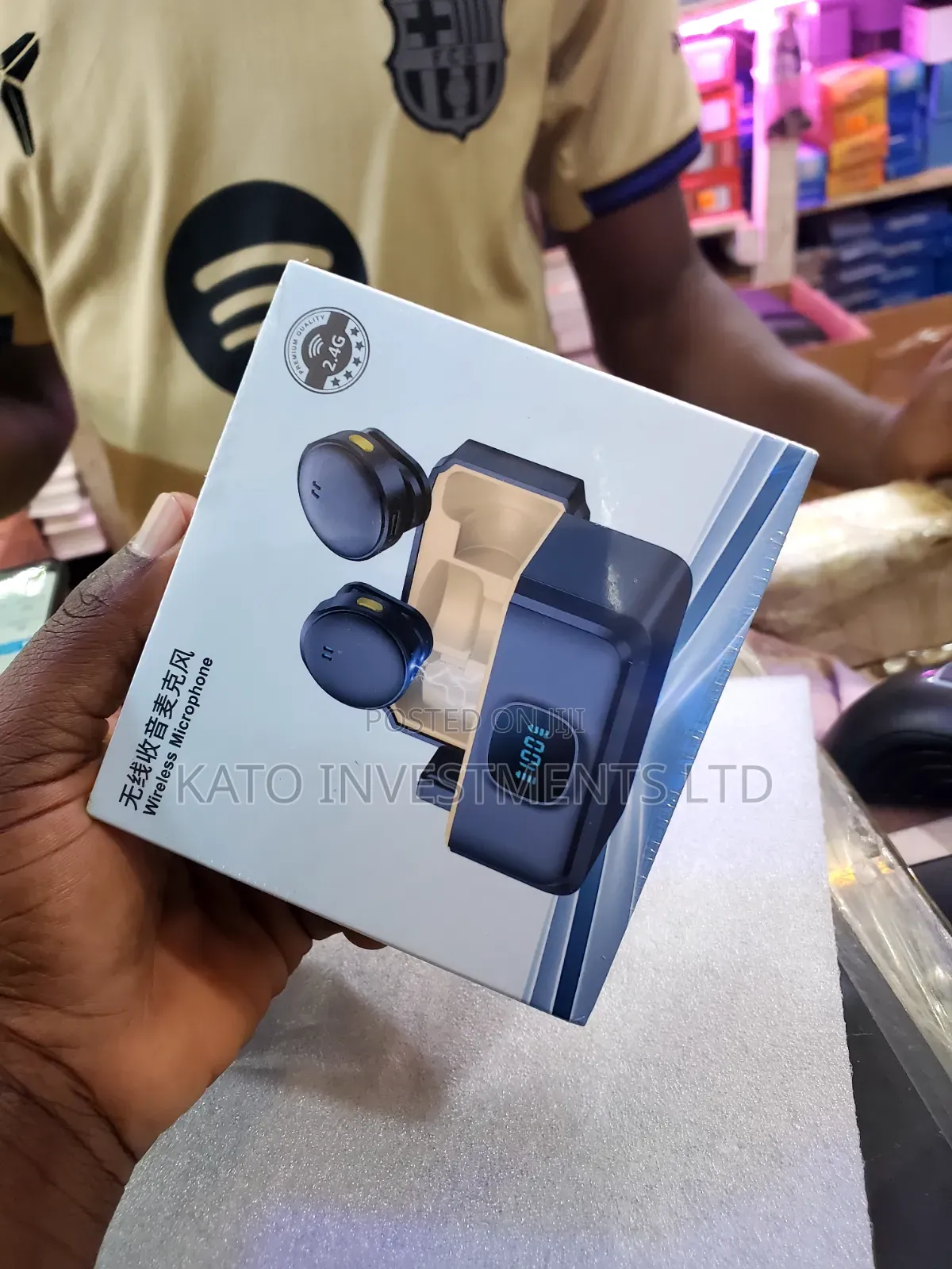 2.5g Button Wireless Microphone For Both Type C And iPhone
